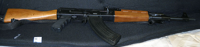M70 rifle with military-surplus steel magazine